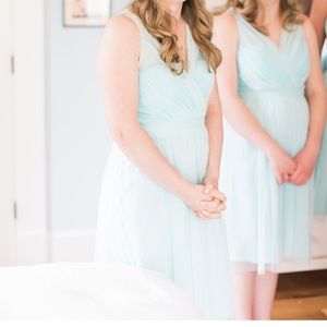 Light blue bridesmaid dress